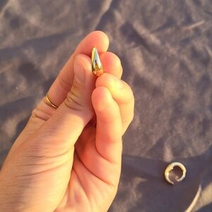 14k Plated Drop Earrings